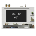 Painel para TV até 60 Polegadas Madesa Alfa Branco