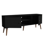 Rack para TV até 65 Polegadas Madesa 6921 com 2 Portas Preto PO