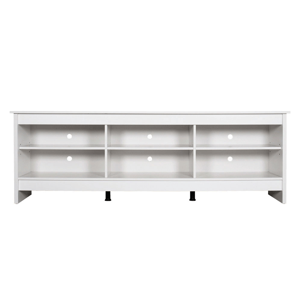 Rack para TV até 80 Polegadas Madesa 6924 com 6 Nichos Branco PO