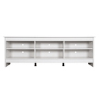 Rack para TV até 80 Polegadas Madesa 6924 com 6 Nichos Branco PO