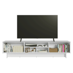 Rack para TV até 80 Polegadas 218 cm 2 Portas Branco/Preto Vik Madesa