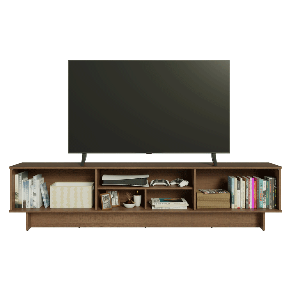 Rack para TV até 80 Polegadas 218 cm 2 Portas Rustic/Preto Vik Madesa