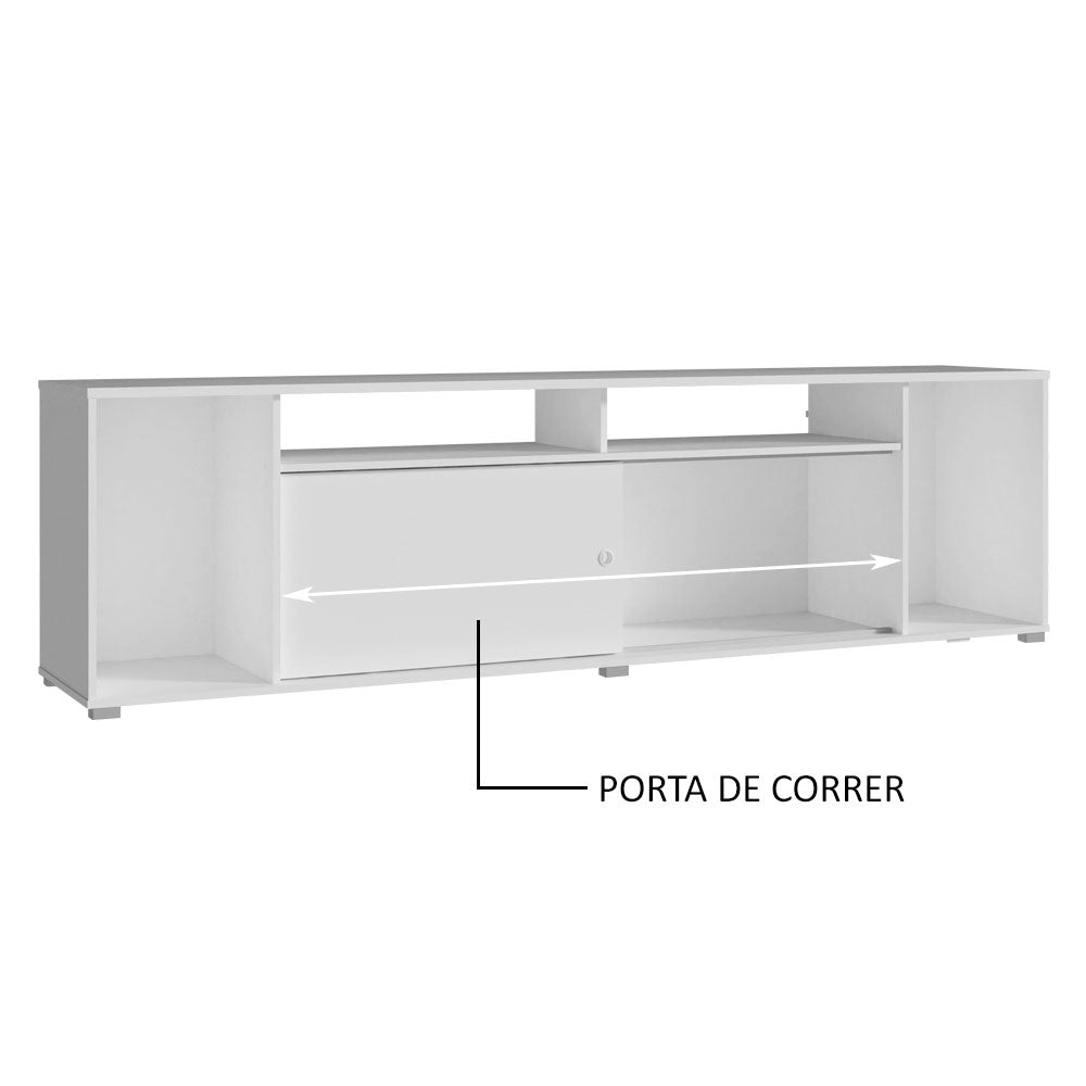 Rack para TV até 65 Polegadas Madesa Cancun Branco