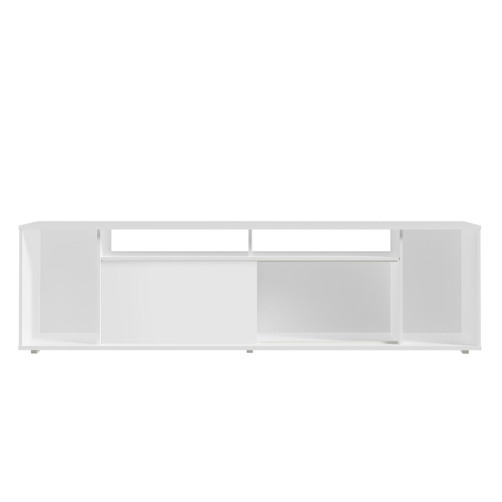 Rack para TV até 65 Polegadas Madesa 7008 com 5 Nichos e 1 Porta Branco PO