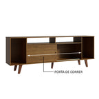 Rack para TV até 65 Polegadas Madesa Cancun com Pés Rustic