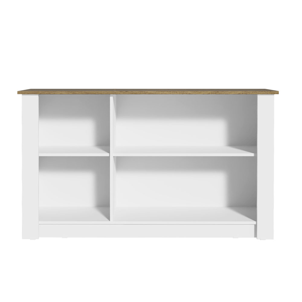 Buffet com Espaço para Armazenamento Madesa 7271 3 Portas Branco PO