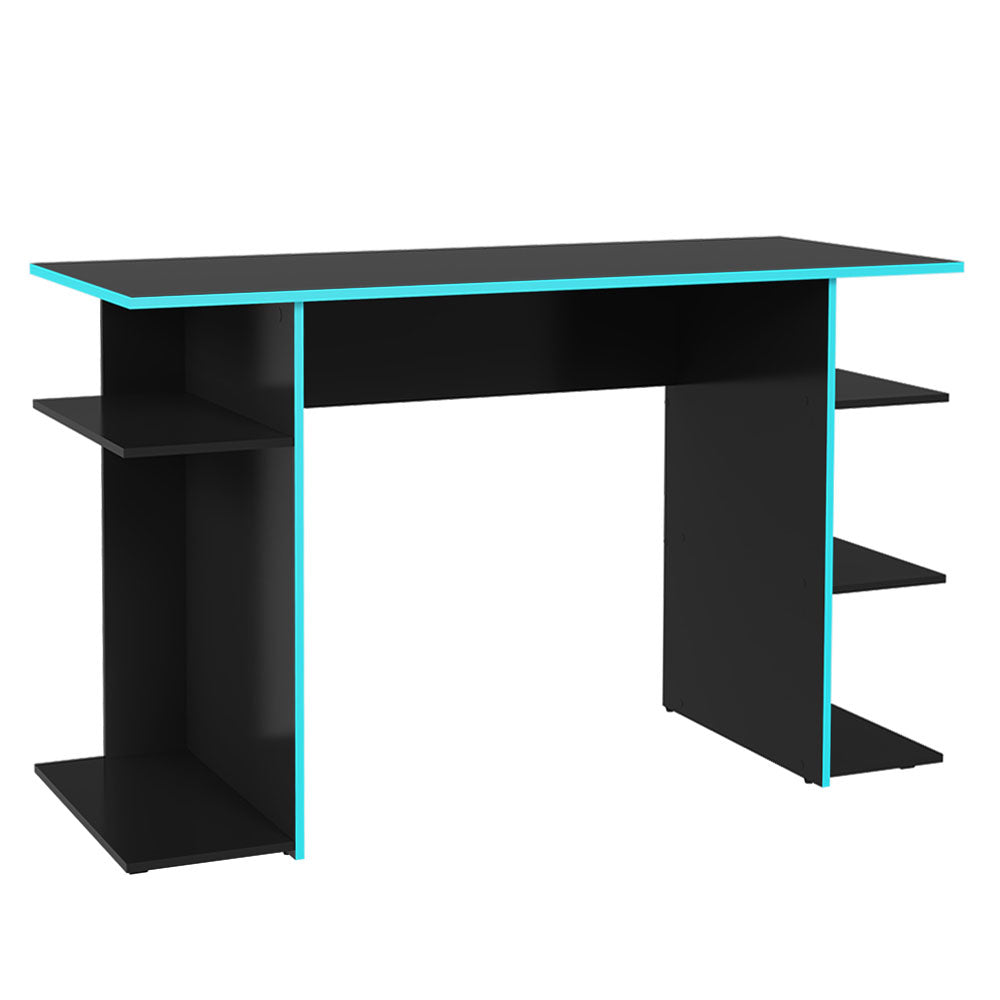Escrivaninha Mesa para Computador Gamer Preto/Azul 9424 Madesa
