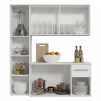 Armário de Cozinha Compacta 120cm Branco Easy Madesa
