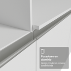 Armário de Cozinha Completa 240cm Branco Topazio Madesa