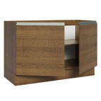 Balcão Gabinete de Pia 120 x 60 cm 2 Portas (Sem Tampo) Rustic Glamy Madesa