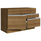 Balcão Gabinete 120 x 60 cm 1 Porta 2 Gavetas Rustic (Com Tampo) Glamy Madesa