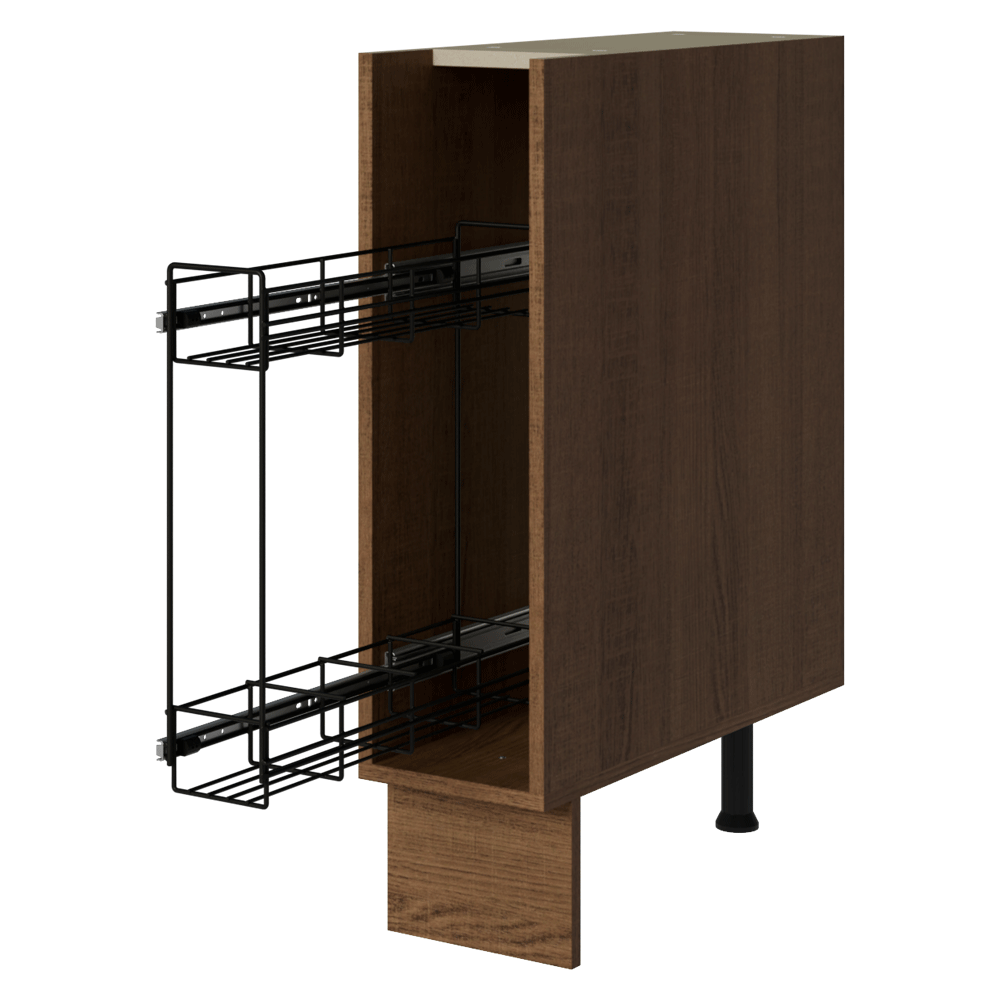 Balcão Porta-Temperos 20 x 60 cm (Sem Tampo) para Cozinhas Rustic Madesa