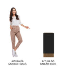 Balcão Madesa Agata 35 x 60 cm 1 Porta (Sem Tampo) Rustic/Preto