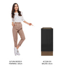 Balcão Madesa Lux 35 cm 1 Porta (Sem Tampo) Rustic/Preto