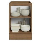 Balcão de Cozinha 50 x 60cm 1 Porta (Sem Tampo) Rustic/Verde Vik Madesa