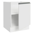 Balcão Cozinha 60 x 60 cm 1 Porta (Sem Tampo) Branco Glamy Madesa