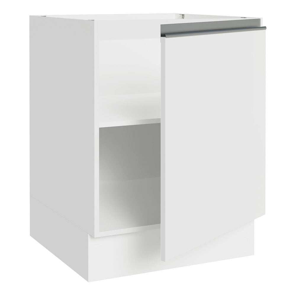 Balcão Cozinha 60 x 60 cm 1 Porta (Sem Tampo) Branco Glamy Madesa