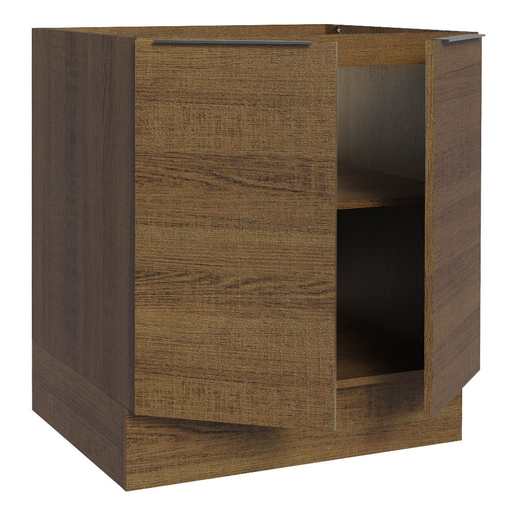 Balcão Cozinha 70 x 60 cm 2 Portas (Sem Tampo) Rustic Stella Madesa