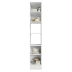 Paneleiro 40 x 60 cm 2 Portas e 2 Nichos Branco/Preto Agata Madesa
