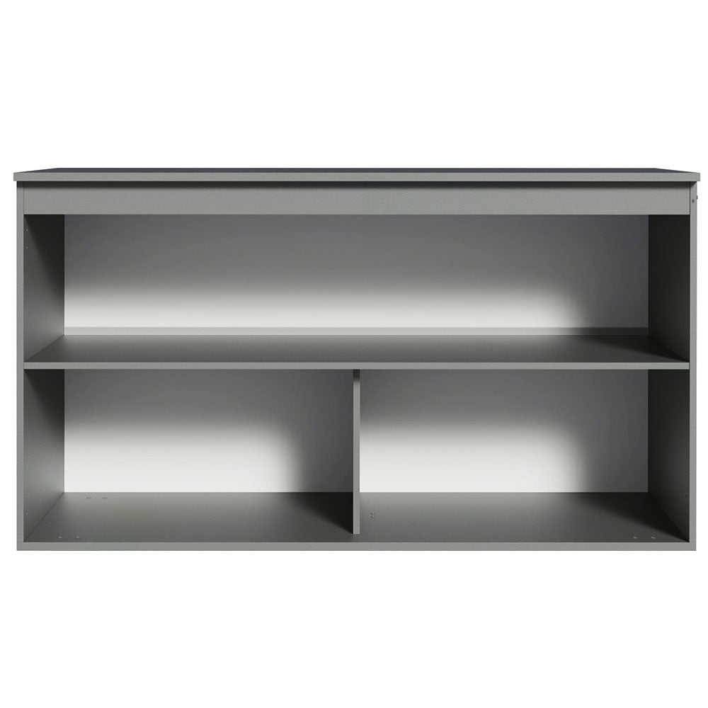 Balcão de Pia 2 Portas Suspenso Cinza Nice Madesa