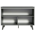 Balcão 2 Portas Com Pés Cinza Nice Madesa