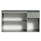 Balcão de Pia 3 Portas 1 Gaveta Suspenso Cinza Nice Madesa