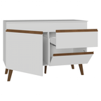 Balcão de Cozinha com 2 Portas e 1 Gaveta 120 cm Branco Pieta Madesa