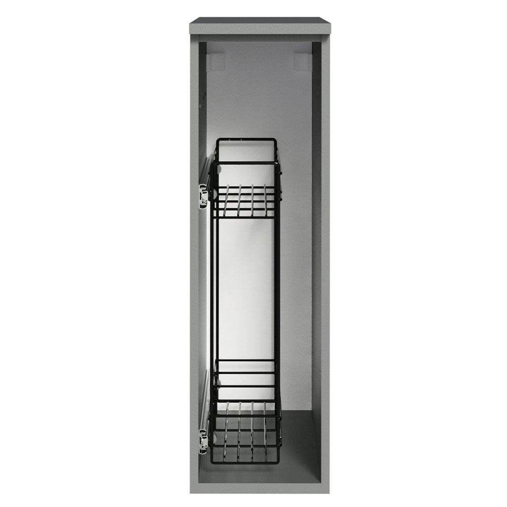 Balcão Porta-Temperos 20 cm Suspenso Cinza Nice Madesa