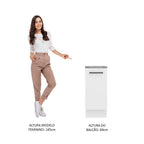 Balcão Madesa Agata 35 cm 1 Porta Branco