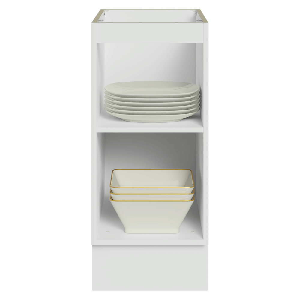 Balcão de Cozinha 35 cm 1 Porta (Sem Tampo) Branco Agata Madesa