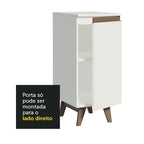 Balcão Madesa Reims 35 cm 1 Porta Branco