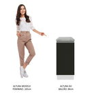 Balcão Madesa Glamy 35 cm 1 Porta Branco/Preto