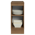 Balcão de Cozinha 35 cm 1 Porta Rustic/Crema Vik Madesa