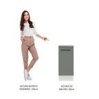 Balcão Madesa Agata 35 cm 1 Porta Branco/Cinza