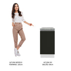 Balcão Madesa Glamy 40 cm 1 Porta Branco/Preto