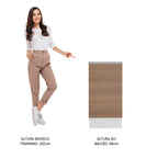 Balcão Madesa Stella 40 cm 1 Porta Branco/Rustic