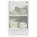 Balcão de Cozinha 50cm 1 Porta (Sem Tampo) Branco Vik Madesa