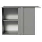 Balcão de Canto 1 Porta Suspenso Cinza Nice Madesa