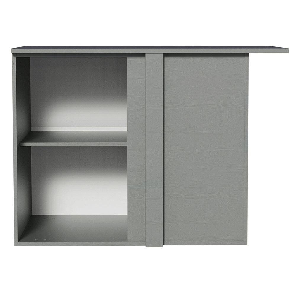 Balcão de Canto 1 Porta Suspenso Cinza Nice Madesa