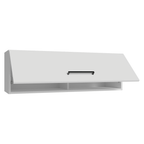 Armário Aéreo 100 cm 1 Porta Basculante Branco Agata Madesa