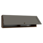 Armário Aéreo 100 cm 1 Porta Basculante Rustic/Cinza Vik Madesa