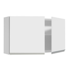 Armário Aéreo Madesa Glamy 120 cm 2 Portas Branco