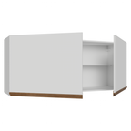 Armário Aéreo de Cozinha com 2 Portas 120 cm Branco Pieta Madesa