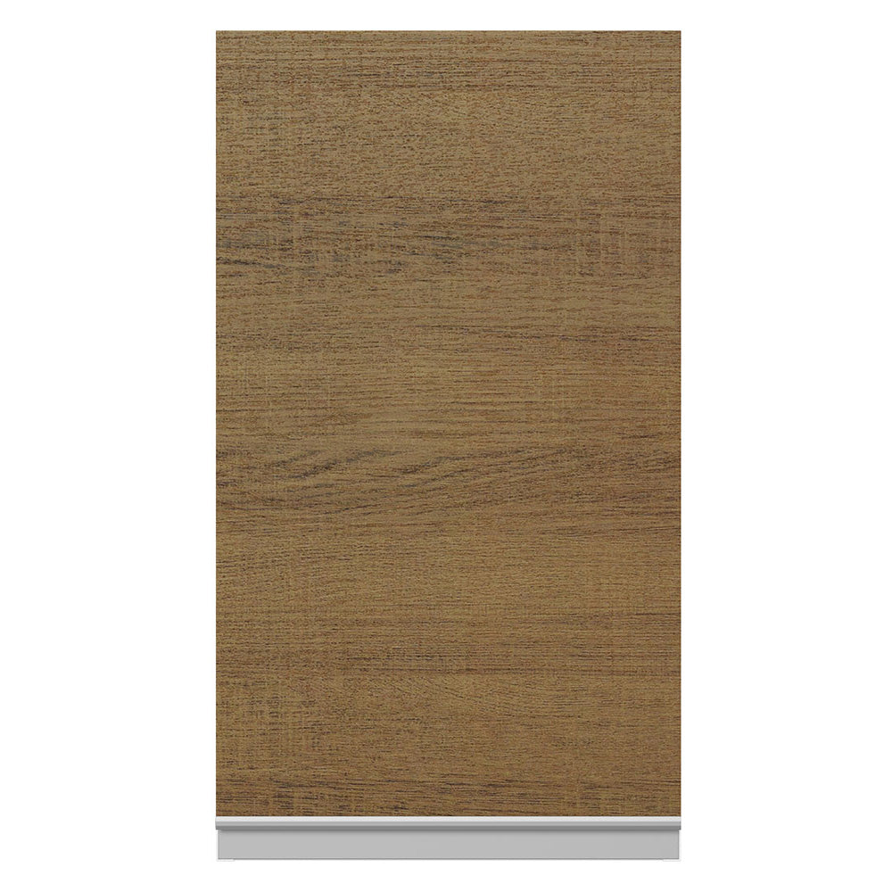 Armário Aéreo 100% MDF 35 cm 1 Porta Branco/Rustic Acordes Madesa