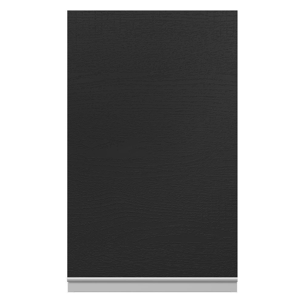 Armário Aéreo 100% MDF 40 cm 1 Porta Branco/Preto Acordes Madesa