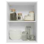 Armário Aéreo 50cm 1 Porta Branco/Rustic Stella Madesa