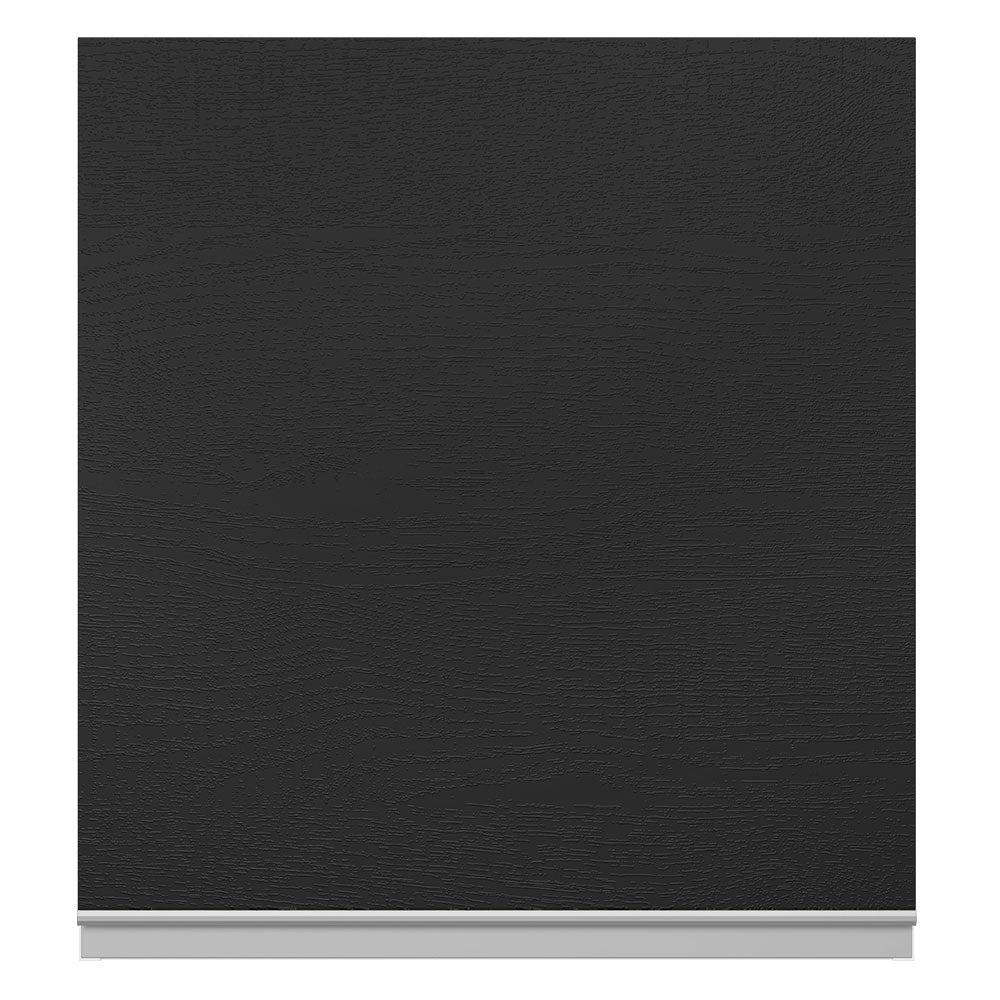 Armário Aéreo 100% MDF 60 cm 1 Porta Branco/Preto Acordes Madesa