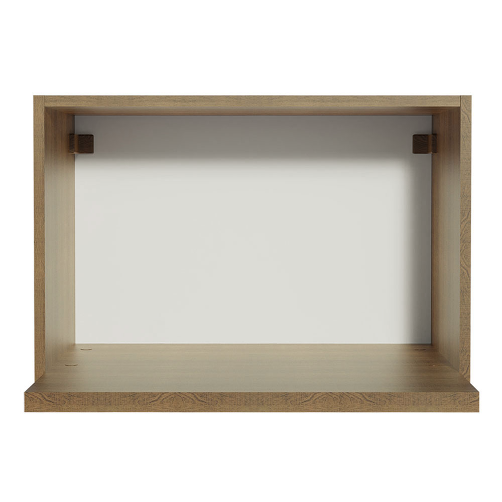 Armário Aéreo 60 cm Nicho para Microondas e Forno Elétrico Rustic Madesa