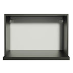 Armário Aéreo 60 cm Nicho para Microondas/Forno Elétrico Preto Madesa