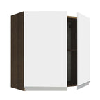 Armário Aéreo 70 cm 2 Portas Rustic/Branco Glamy Madesa